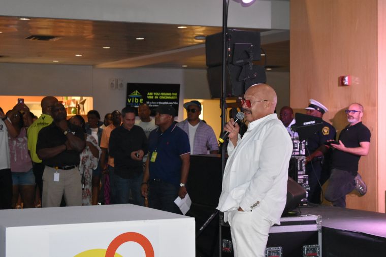 Tom Joyner at the Cincinnati Music Festival