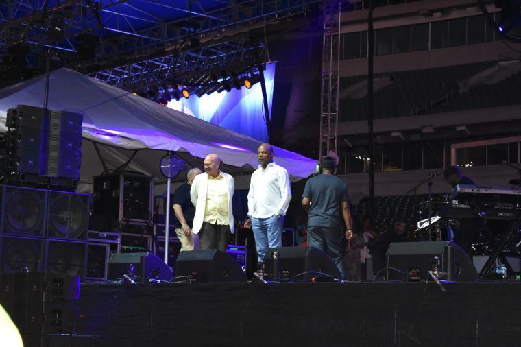 Tom Joyner at the Cincinnati Music Festival