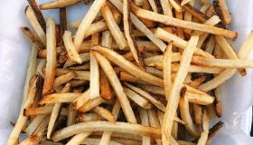 Close-Up Of French Fries In Plate