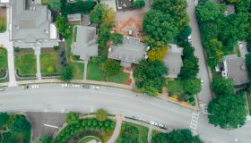 Residential Neighborhood Aerial View