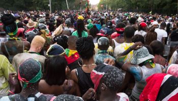 Thousands of revelers took to the streets of Crown Heights...