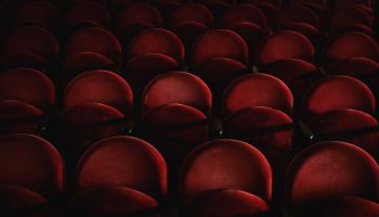 Full Frame Shot Seats In Movie Theatre