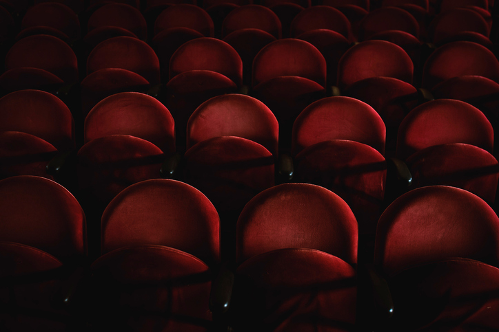 Full Frame Shot Seats In Movie Theatre