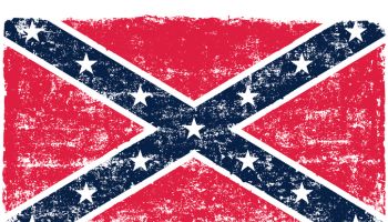 Vector confederate flag