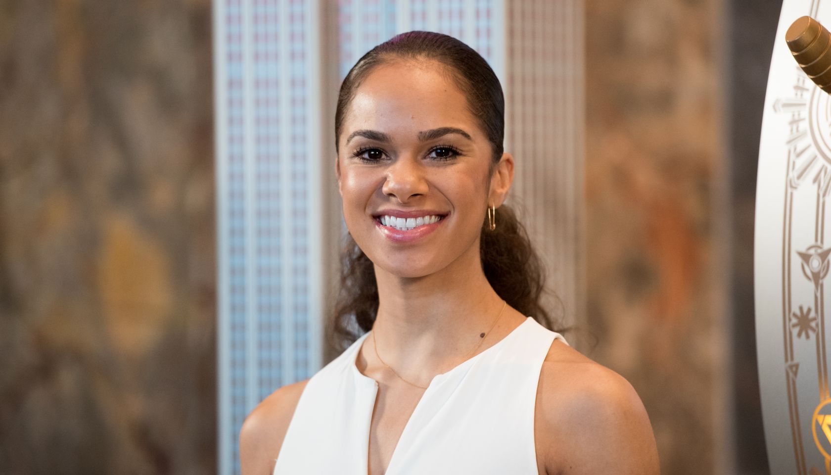 Misty Copeland And Cindi Levine Light The Empire State Building Pink In Celebration Of Glamour's Girl Project