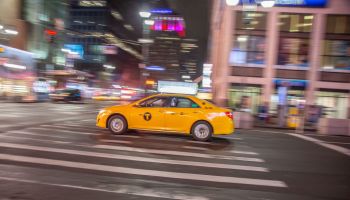 Yellow Taxi In NYC
