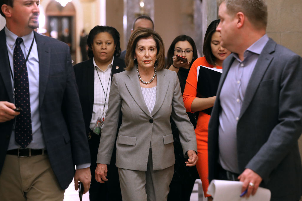 Nancy Pelosi And House Members Hold Meetings On Capitol Hill