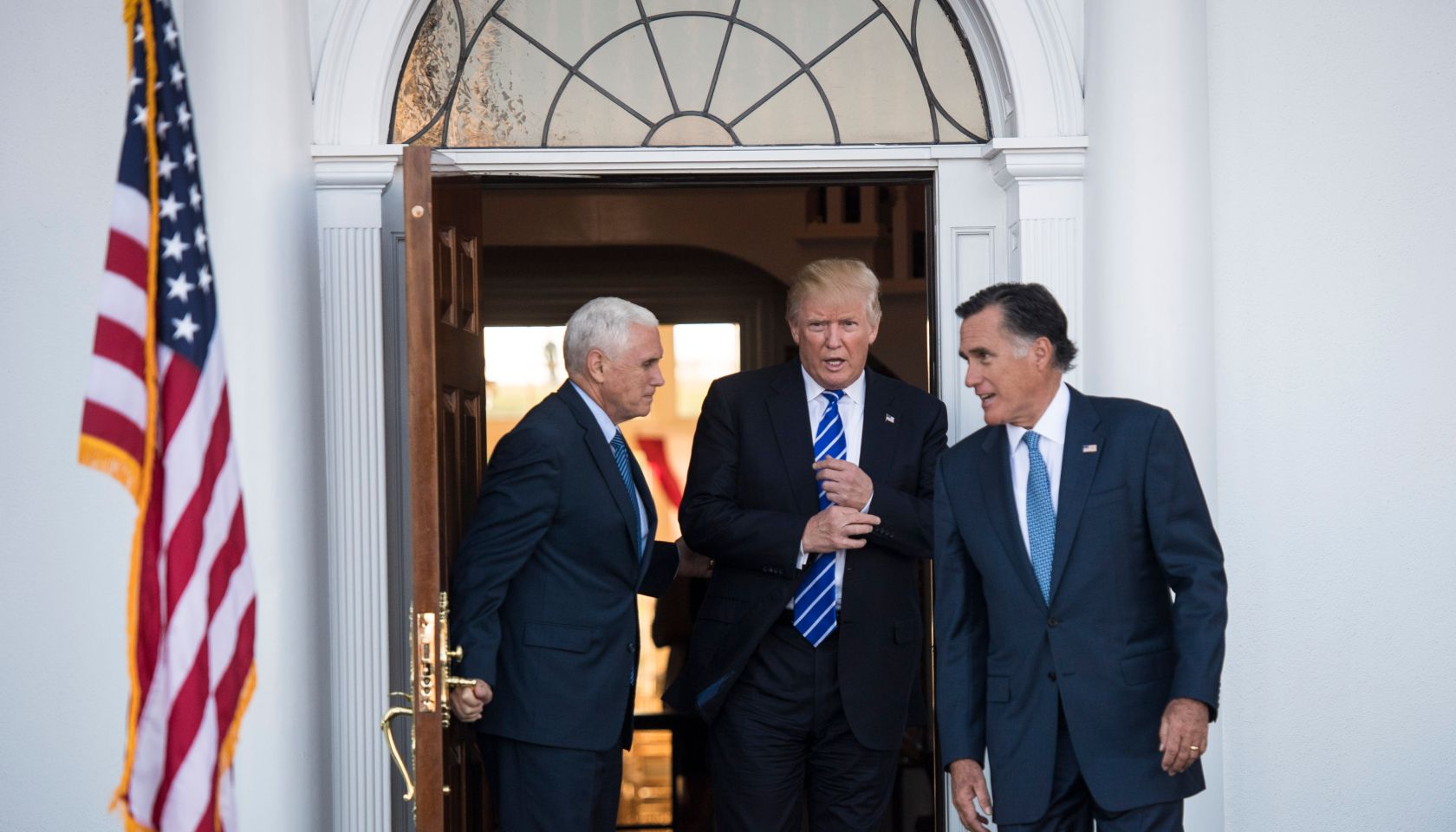Republican presidential elect Donald Trump at Trump National Golf Club Bedminster in Bedminster Township, N.J.