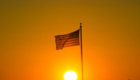 Old Glory at Sunset