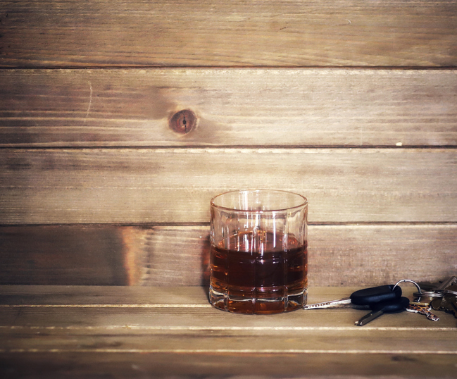 Alcoholic Beverage And Car Keys