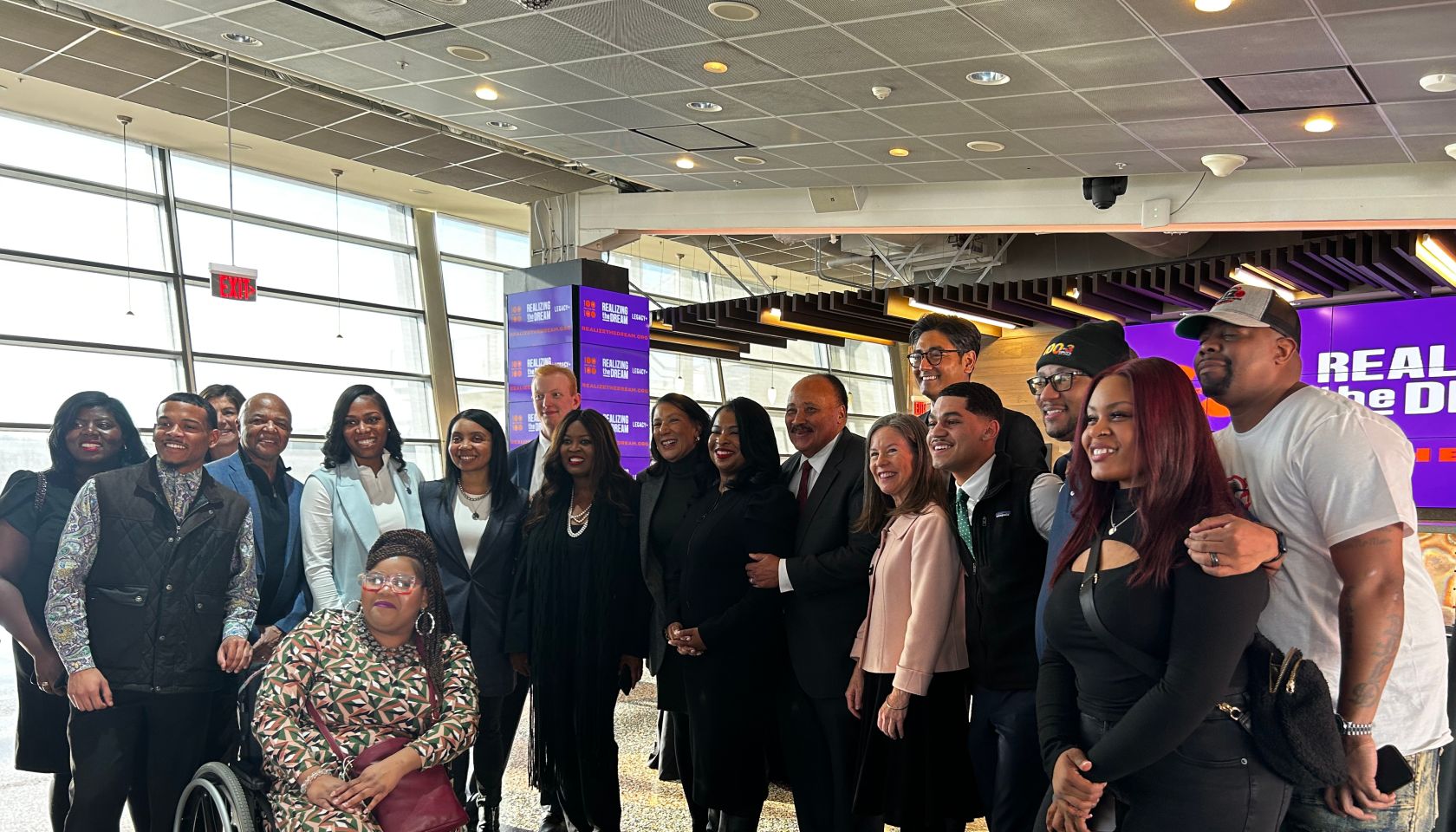 Martin Luther King III at Great American Ball Park with Radio One Cincinnati