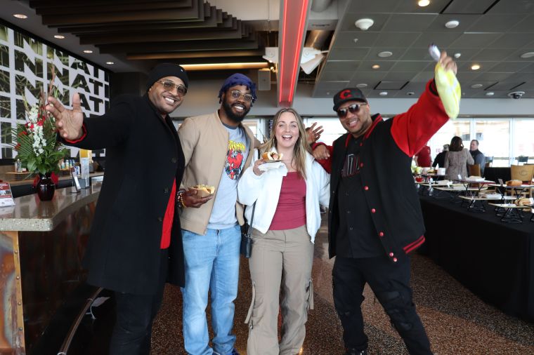 DJ Supreme, Don Juan Fasho, and B105's Anna Marie