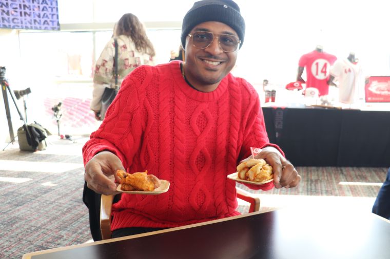 Supreme Trying the Wings & Chicken Parm